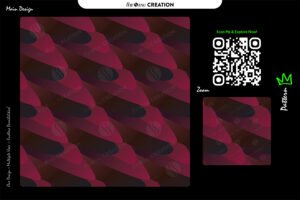 Ruby Drift Pattern Design – Premium Dynamic Abstract Surface System