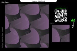 Soft Violet Curve Pattern Design – Premium Abstract Surface System