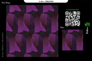 Violet Layer Flow Pattern Design – Premium Abstract Surface System