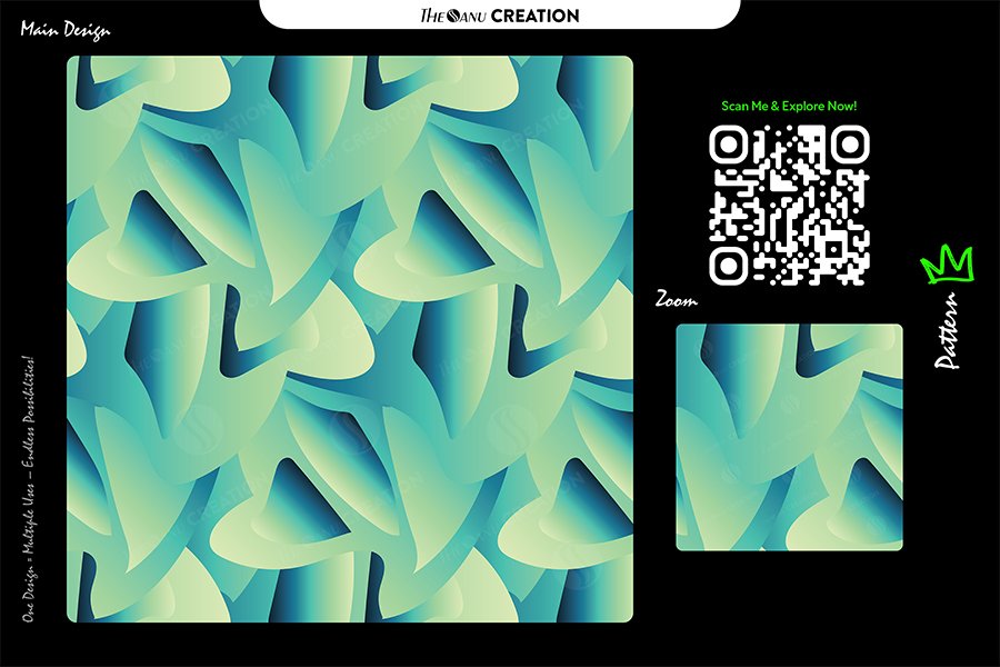 Aqua Flow Fusion Pattern Design – Dynamic Gradient Surface System