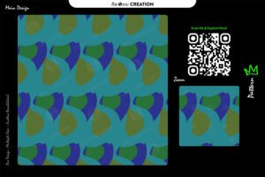 Aqua Forest Flow Pattern Design – Premium Organic Layered Surface System
