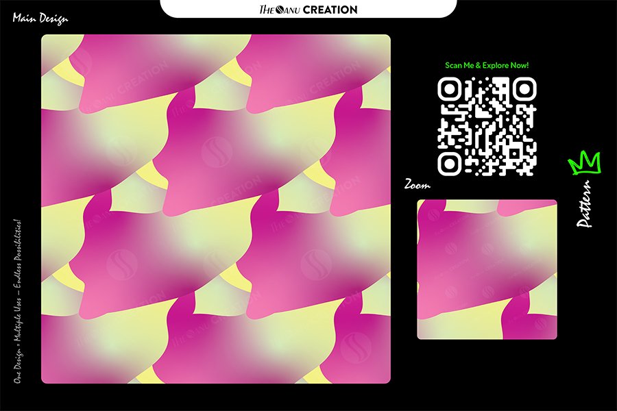Blush Aura Gradient Pattern – Seamless Soft Abstract Surface Design