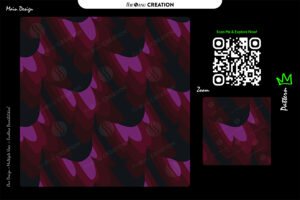 Crimson Velvet Motion Pattern – Seamless Luxury Abstract Surface Design