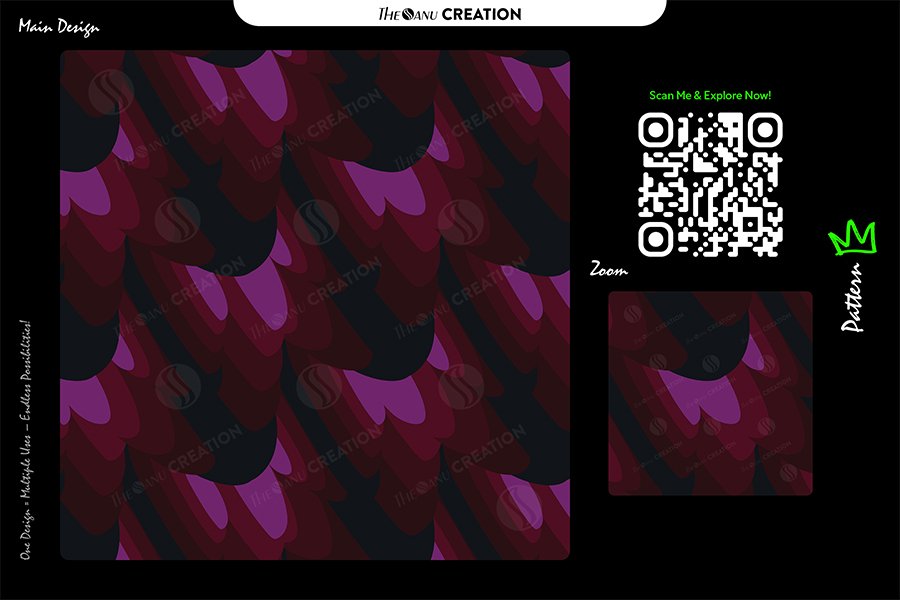 Crimson Velvet Motion Pattern – Seamless Luxury Abstract Surface Design