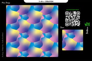 Dreamwave Gradient Pattern – Seamless Pastel Abstract Surface Design