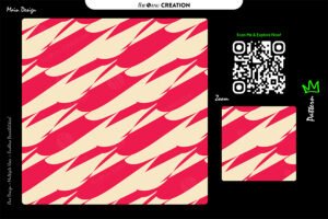 Dynamic Pink Strike Pattern Design – Seamless Abstract Motion Surface Texture