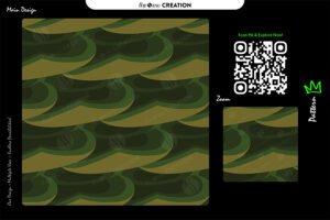 Forest Wave Surface Pattern – Seamless Organic Flow Abstract Design