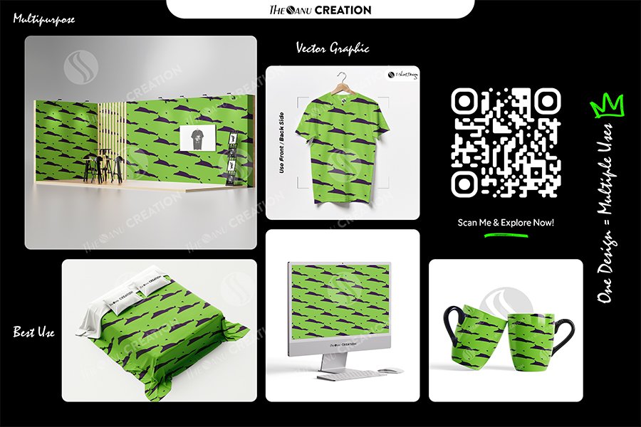 Electric Lime Abstract Flow Pattern – Seamless Motion Surface Design - Image 2
