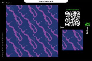 Indigo Pulse Line Pattern Design – Premium Linear Flow Surface System