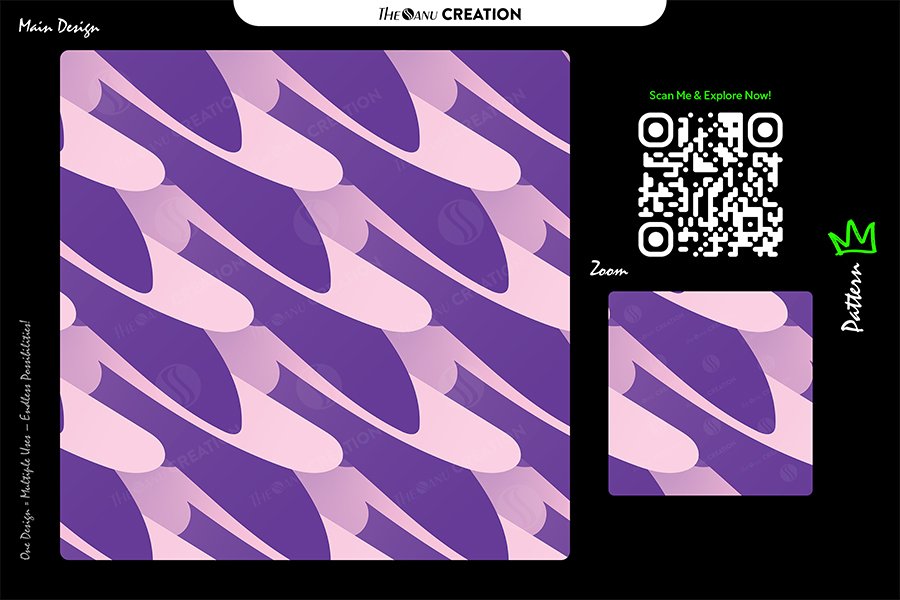 Lavender Motion Flow Pattern – Seamless Abstract Surface Design