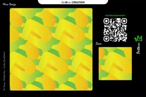 Lime Citrus Organic Pattern – Seamless Abstract Tropical Surface Design