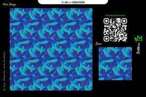 Neon Orbit Motion Pattern – Seamless Abstract Energy Surface Design
