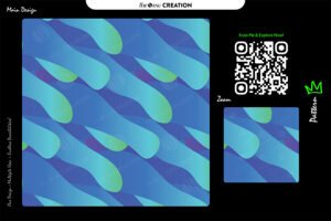 Ocean Drift Wave Pattern – Seamless Gradient Motion Surface Design