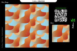 Retro Wave Blend Pattern – Seamless Gradient Abstract Surface Design