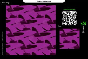 Violet Wave Motion Pattern – Seamless Abstract Flow Surface Design