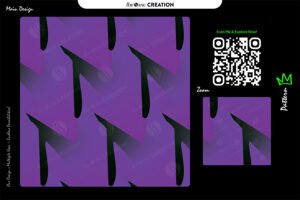 Amethyst Edge Flow Pattern Design – Premium Angular Gradient Surface System