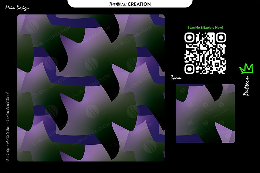 Amethyst Shadow Fold Pattern Design – Premium Contrast Gradient Surface System