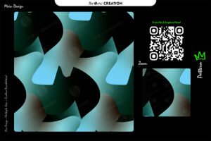 Aqua Shadow Flow Pattern Design – Premium Contrast Layered Surface System