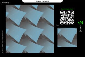 Arctic Edge Fold Pattern Design – Premium Cool Tonal Surface System