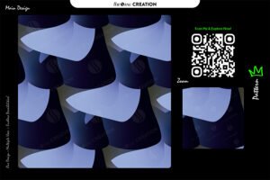 Azure Fold Depth Pattern Design – Premium Layered Gradient Surface System
