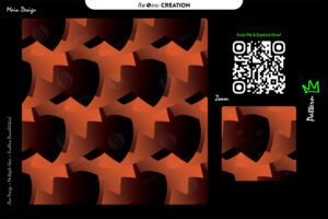 Burnt Ember Fold Pattern Design – Premium Contrast Gradient Surface System