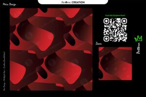 Crimson Drift Flow Pattern Design – Premium Contrast Gradient Surface System