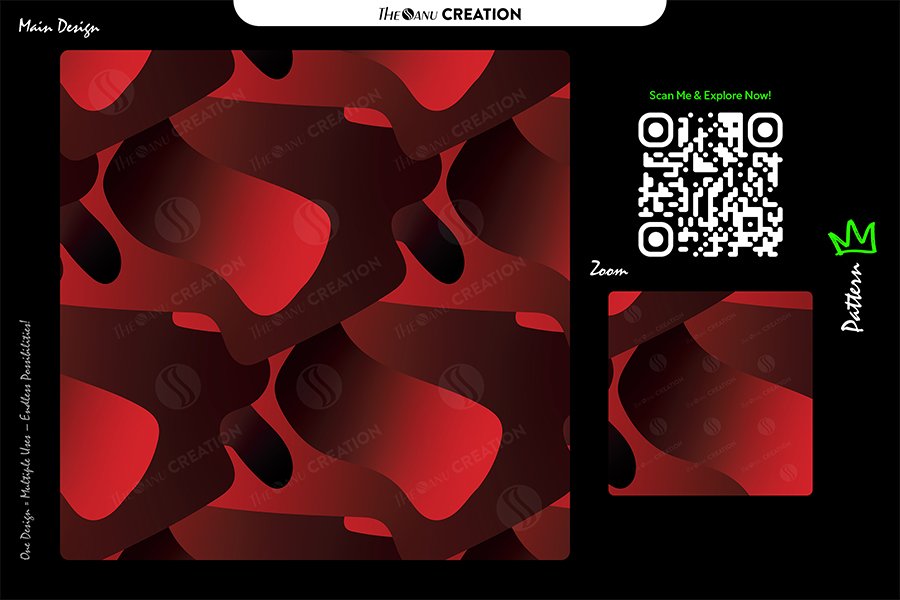 Crimson Drift Flow Pattern Design – Premium Contrast Gradient Surface System