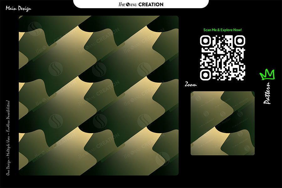 Emerald Gold Flow Pattern Design – Premium Contrast Gradient Surface System