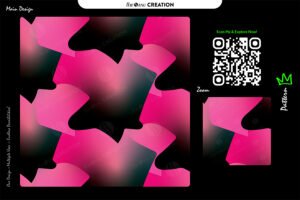 Fuchsia Flow Depth Pattern Design – Premium Layered Gradient Surface System