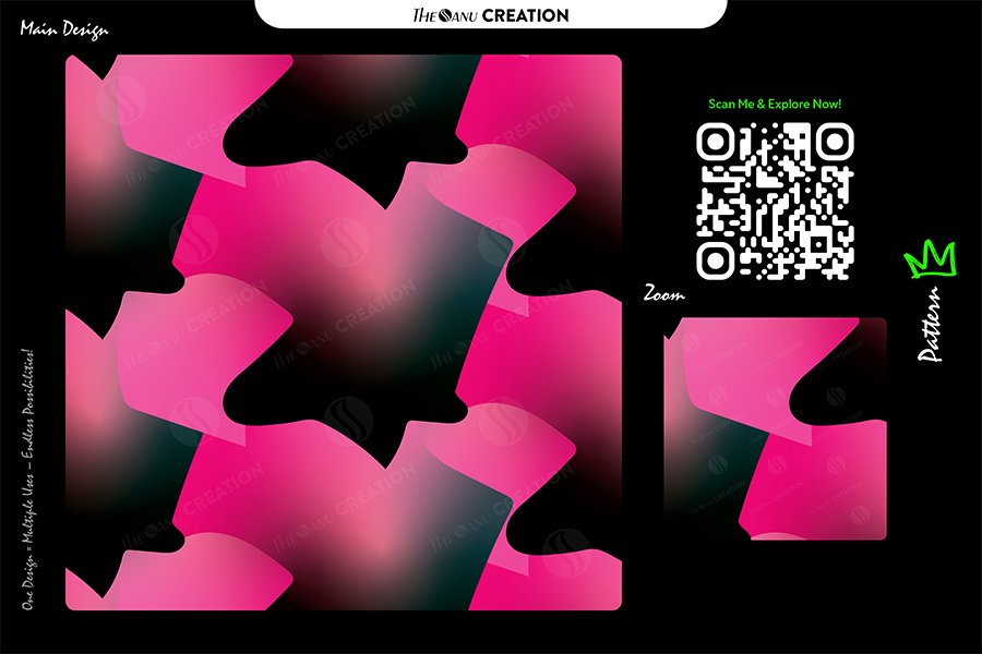 Fuchsia Flow Depth Pattern Design – Premium Layered Gradient Surface System