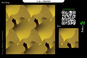 Golden Soft Fold Pattern Design – Premium Tonal Gradient Surface System