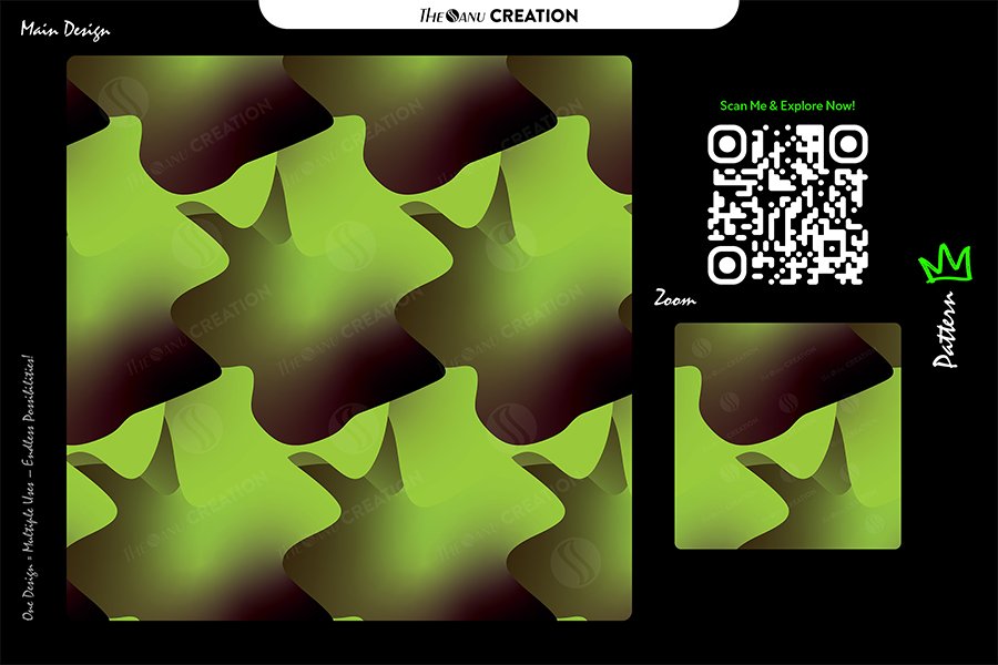 Lime Shadow Flow Pattern Design – Premium Contrast Gradient Surface System