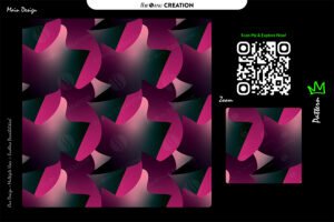 Magenta Shadow Flow Pattern Design – Premium Contrast Gradient Surface System