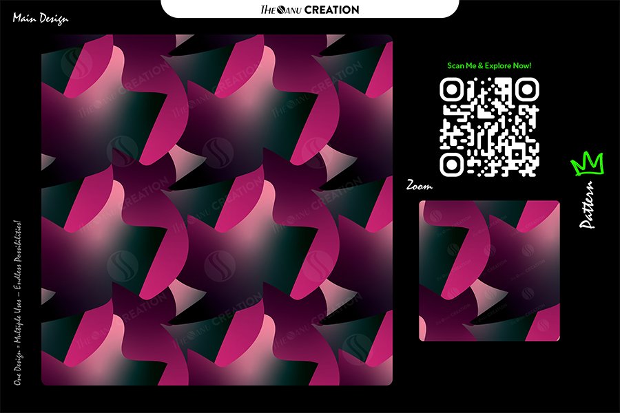 Magenta Shadow Flow Pattern Design – Premium Contrast Gradient Surface System