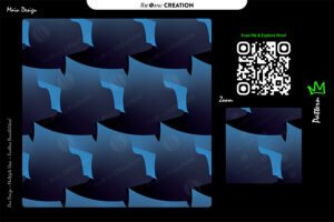 Midnight Azure Flow Pattern Design – Premium Contrast Gradient Surface System