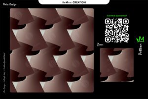 Mocha Edge Fold Pattern Design – Premium Tonal Gradient Surface System