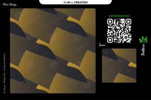 Obsidian Gold Flow Pattern Design – Premium Contrast Gradient Surface System