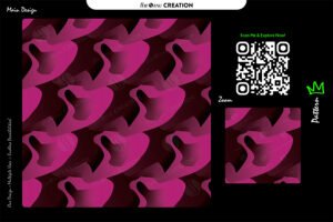 Rose Magenta Flow Pattern Design – Premium Contrast Gradient Surface System