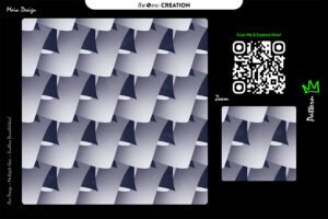 Silver Slate Fold Pattern Design – Premium Tonal Contrast Surface System