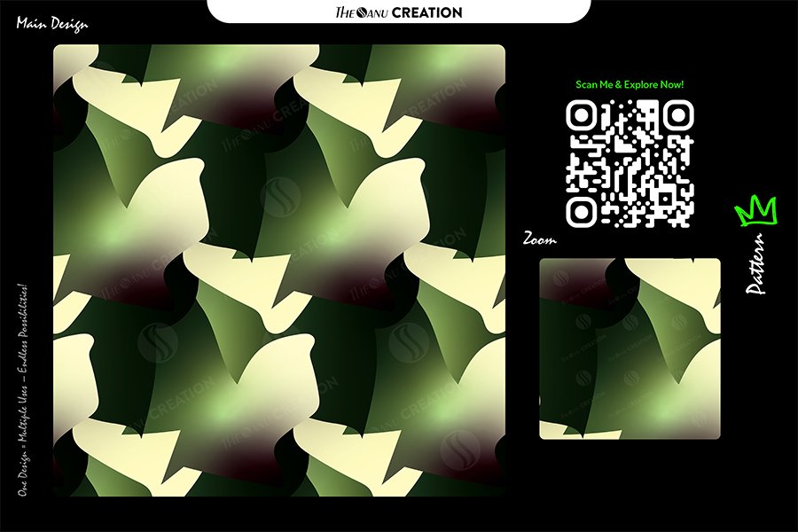 Verdant Contrast Fold Pattern Design – Premium Layered Gradient Surface System