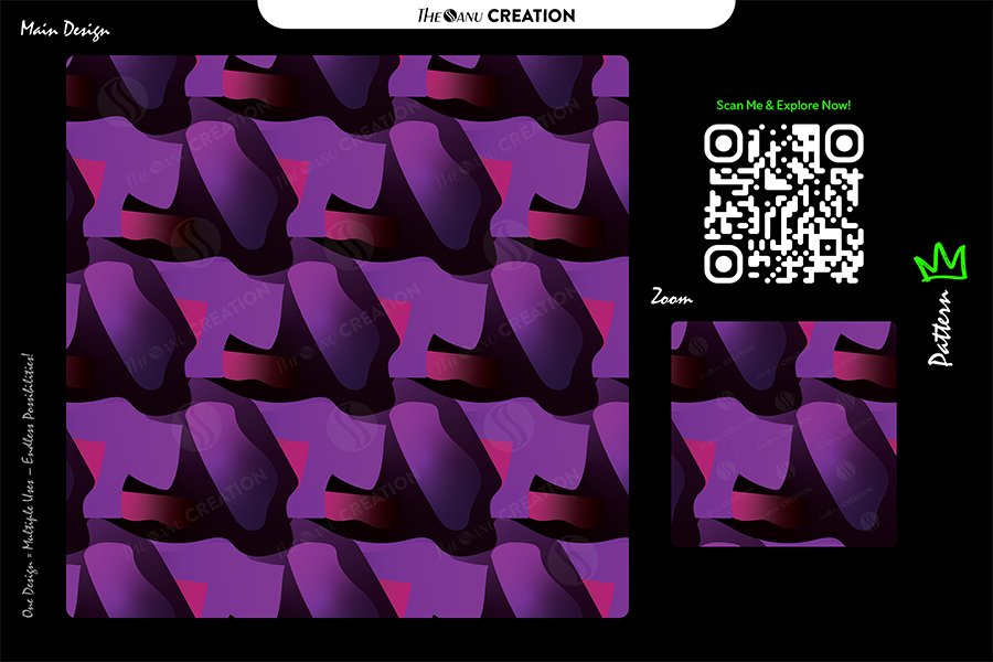 Violet Crimson Fusion Pattern Design – Premium Contrast Gradient Surface System