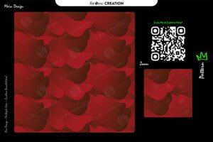 Crimson Ember Layer Seamless Pattern for Textile & Surface Design
