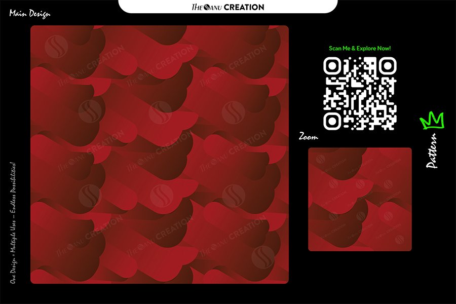 Crimson Ember Layer Seamless Pattern for Textile & Surface Design