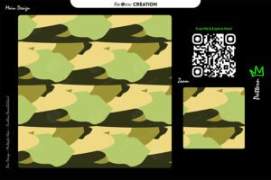 Olive Terrain Flow Seamless Pattern for Textile & Surface Design